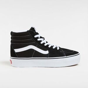 Sk8-Hi Platform 2.0 Black Canvas High Top Vans